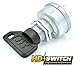 HD Switch Ignition Switch fits John Deere Gator 4x2 4x4 6x4 SR95 Military CS CX TH TS TX RSX XUV RSX850i RSX860i XUV620i XUV625i XUV825i XUV850D - Sport Turf E-Gator HPX - 3 Keys & Free Carabiner