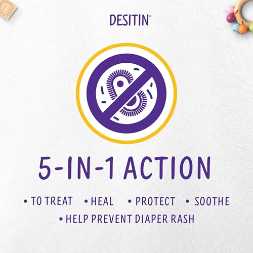 desitin maximum strength baby diaper rash cream 40 zinc oxide hypoallergenic no added parabens amp dyes protects amp relieves babys skin for up to 12 hours prevents diaper rash 48 oz tube
