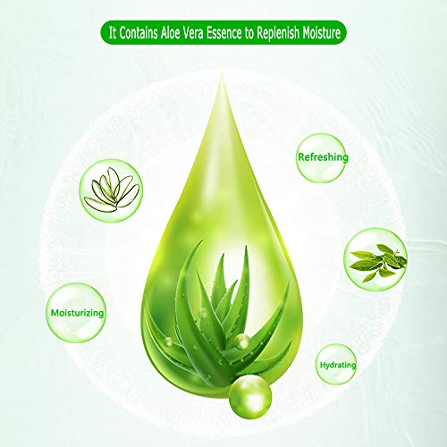 Palnour PN-MZ-A02 Aloe Facial Skincare Sheet Hydrating Moisturizing Revitalizing Facial Skincare Sheet thumb #3