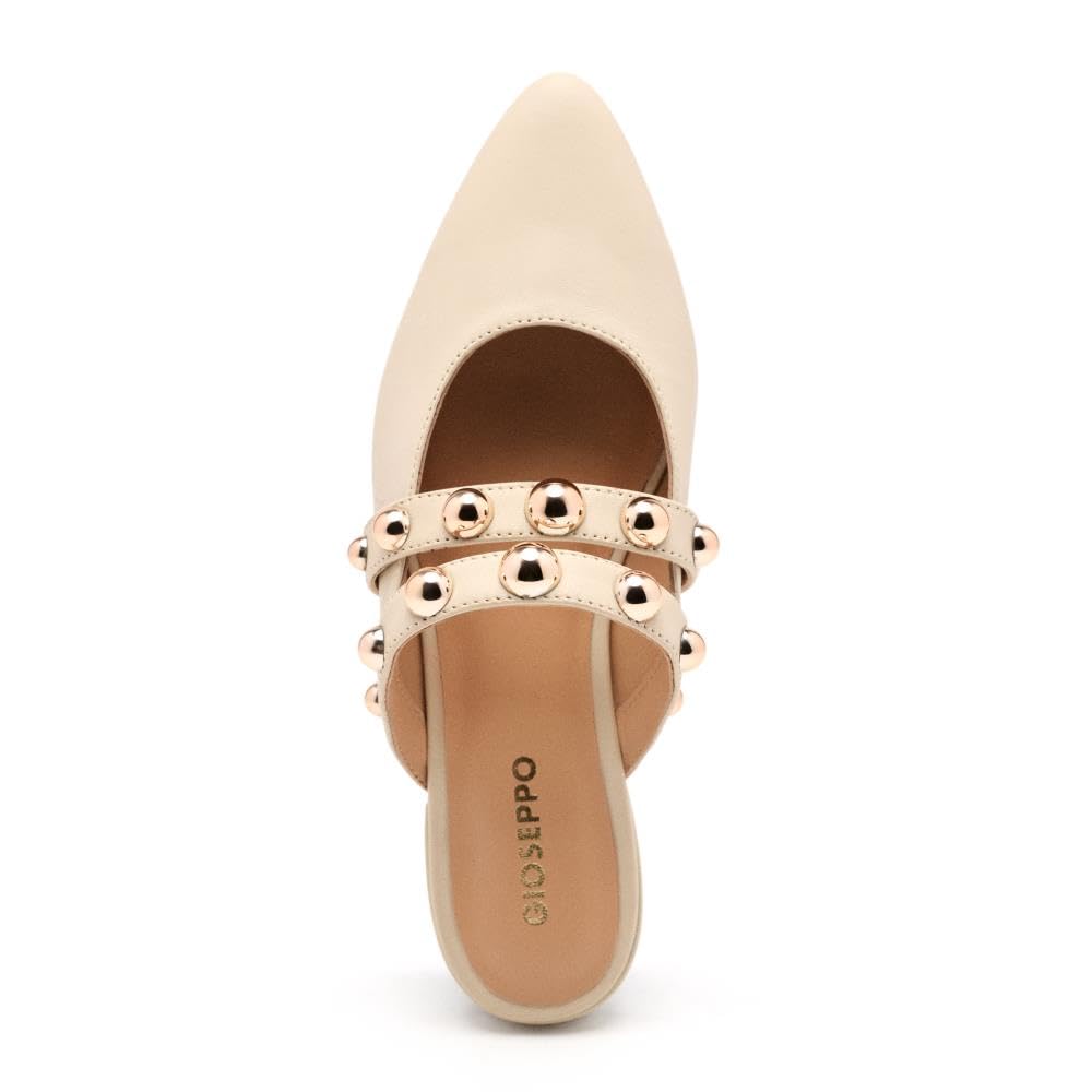 GIOSEPPO Mules Pelle con Borchie AHNAPEE