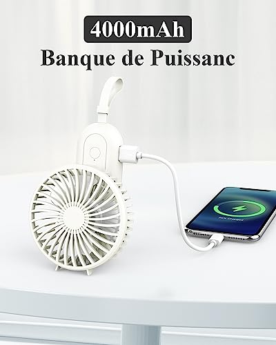 WITHOUSE Mini Ventilatore portatile da scrivania