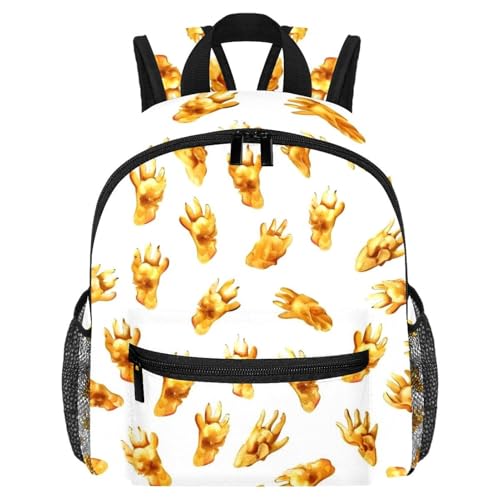 Sac à dos doré chat léger pour les sorties au parc et les journées de crèche
