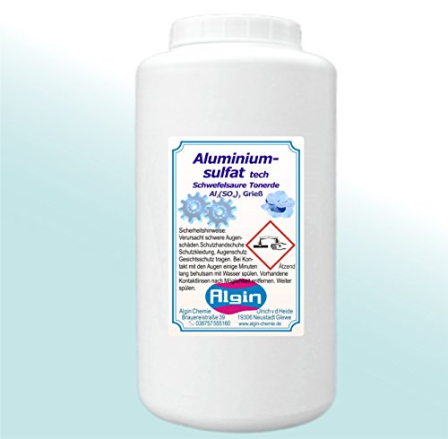 Aluminium Sulphate 1 kg Tech Hydrangea Azalea Flower Blue Insulation Salt Flocculant