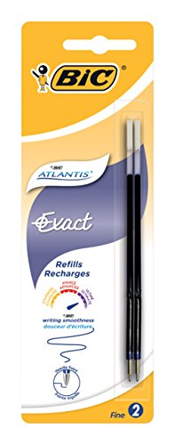 BIC Ballpen Â® BIC aTLANTIS exact 0.3 mm Blue Pack of 2 Ballpoint Pens