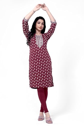 Image of Cotton Printed Short Kurti for Women