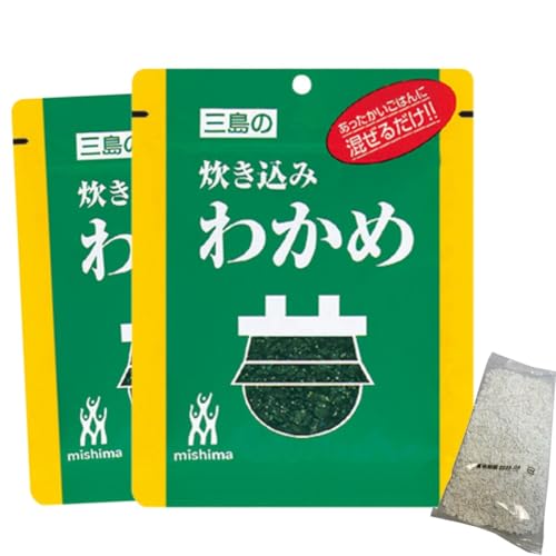 三島食品 炊き込みわかめ 22g×2 (おまけ・こんにゃくご飯の素１袋)のサムネイル