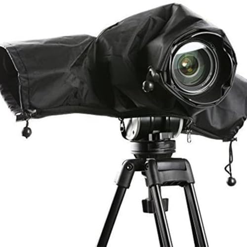 Cubierta de cámara y flash negra en poliéster y PVC impermeable 3
