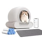 Selbstreinigende Katzentoilette, automatisches Katzenklo mit App-Steuerung