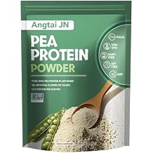 Pea Protein Powder, 24g of Plant-Based Protein, Unflavored, Vegan, Gluten-Free, Non-GMO, No Added Sugar, Easily Digested Isolate Form, 2 lb 30 Servings, Ideal for Vegetarians, Fitness