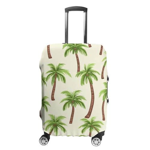 Tropic Palm Trees Travel Luggage Cover Suitcase Protector Baggage Covers for Men Women L
