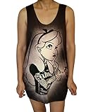 HOPE & FAITH Unisex Tattoo Smoking Alice in Wonderland Tank Top Vest Singlet Sleeveless T-Shirt Mens...