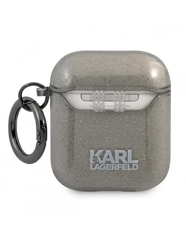 Karl Lagerfeld Kla2uchgk Airpods Preto/Preto Glitter Choupette - Image 2