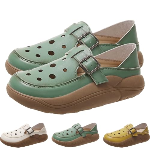 Sandalias ortopédicas de mujer, zapatillas de deporte cómodas y antideslizantes de suela gruesa