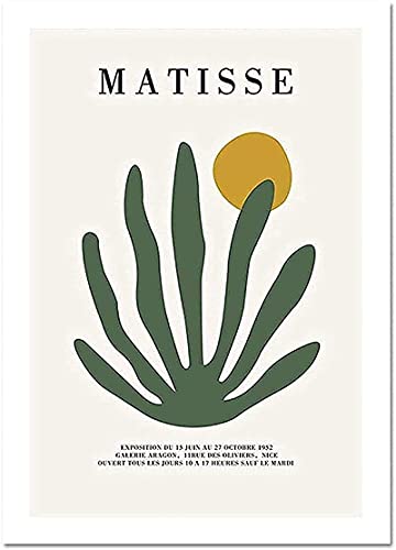 Canvas Schilderijen 3 stuks 23,6 x 31,5 inch (60 x 80 cm) geen frame Matisse Modern Abstract Silhouet Body Line Muur Art… - Image 3