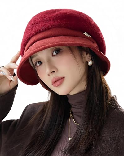 Casquette gavroche en laine chaude béret français l'esprit bohème