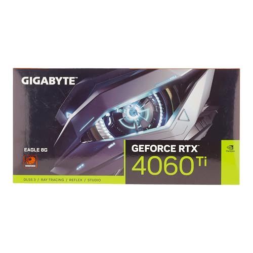 Gigabyte Placa de vídeo GeForce RTX 4060 TI EAGLE - 8GB GDDR6 18Gbps 128bit, PCI-E 4.0, 2X DisplayPo