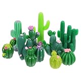 Éducatif : charmant design de cactus n'est pas décoratif, mais sert également d'outil éducatif, favorisant l'intérêt pour la nature, les ornements de voiture en résine, les décorations de micro-paysage