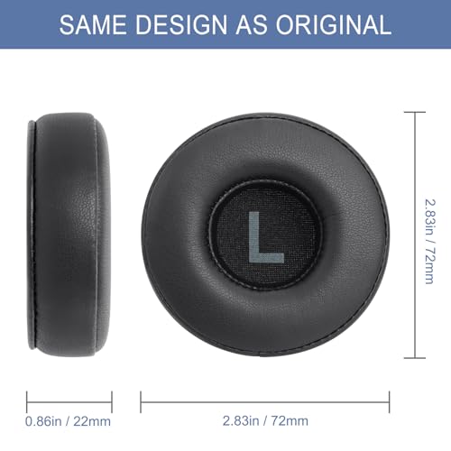 GVOEARS Replacement Ear Pads for JBL Tune 450BT / Tune 460BT / Tune 500BT / Tune 510BT / Tune 520BT / JR 300BT / JR 310BT / E40BT, Earpads Cushions with Protein Leather & Memory Foam - Black by G GVOEARS - Image 7