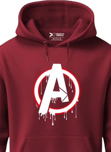 Image of XENOVAURBAN Hoodies | Unisex Hoodie Sweatshirt Printed AV-A1 - PAR