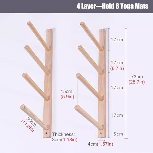 Support mural pour tapis de yoga : optimiser l'espace de sport
