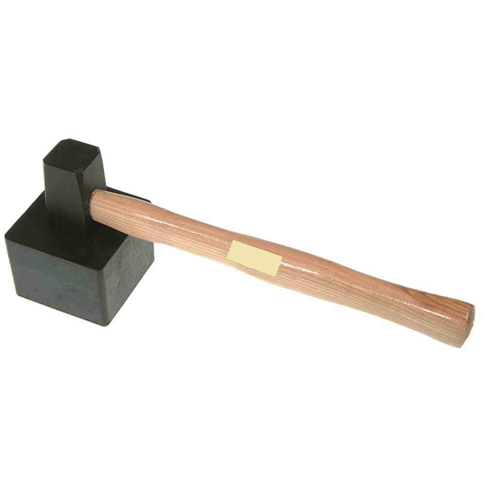 LSR TOOLS Plate Laying Hammer Square 1500 g with Vulcanised Head 30170150