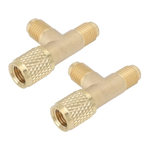 Acoplador rápido Fabater 1/4 pulg con válvula para HVAC miniatura 2