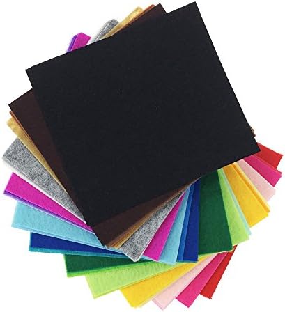 42pcs Felt Fabric Sheet 4"x4" Assorted Color DIY Craft Squares Nonwoven 1mm Thick — view 7