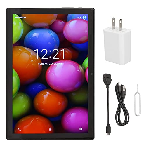 10.1in Android 11 Tablet PC, 8GB RAM 256GB ROM, 128GB Expansão, Tela Sensível Ao Toque IPS HD Curvad