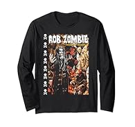 Horror Rock Music design. Official Rob Zombie Merchandise Rob Zombie T-Shirts for Men, Women, Girls and Boys; Rob Zombie Apparel; Rob Zombie T-Shirt for Adults Lightweight, Classic fit, Double-needle sleeve and bottom hem