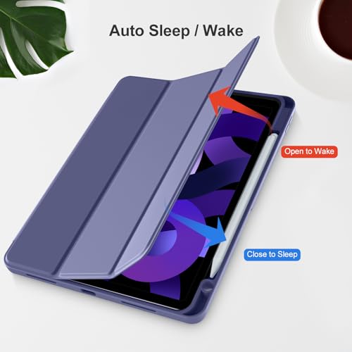 Image of Akkerds for iPad Air 11 Inch Case M4 /M3 /M2,Air 5th /4th Gen, Lightpurple