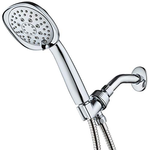 Aquadance 3373 Chrome Luxury Square 6-Setting High-Pressure Hand Extra-Long 72 Inch Stainless Steel Hose thumb #8