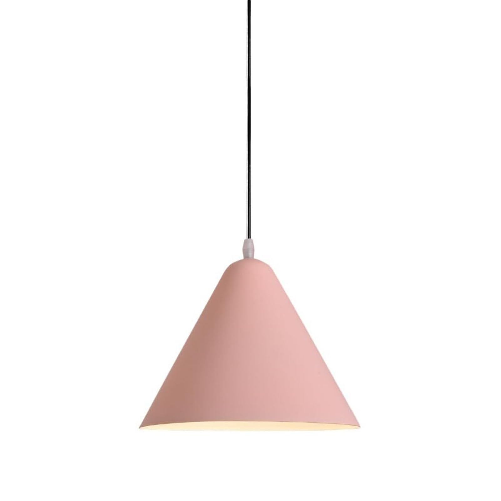 KBUUKYYXouy Minimalism Metal Hanging Lamp, Colorful Ceiling Pendant Light Fixture Single Farmhouse Lighting Chandelier for Kitchen Island Sink Dining Room Entryway(Pink,9.8in)