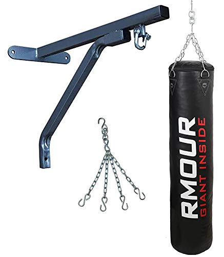 IWIN Our Unfilled Black Heavy PU Punch Bag Boxing MMA Sparring Punching Training ick Boxing MuDay Thai with Hanging Chain and Heavy Duty Wall Mounted Stand (4 Feet) (B08KJNWFP2) Amazon Price History, Amazon Price Tracker