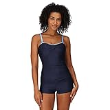 badeanzug 42 damen weicher Stretchstoff Regatta Damen Aceana Tankini II Einteiliger Badeanzug, Nvybrhstkprn, 42