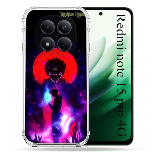 Coque Redmi Note 15 Pro 4G renforcée Manga Sukuna anti-choc et chutes