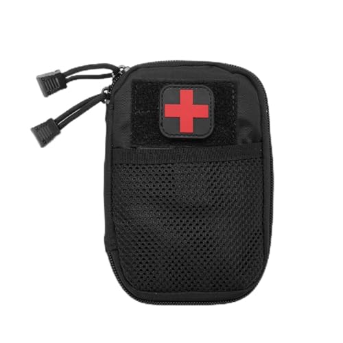 BUTIFULSIC Bolsa Médica Portátil Kit Compacto de 900d Nylon Diseño de Cuerda Colgante sin Parche Adhesivo Cruzado para Primeros Auxilios en Viaje y Escalada