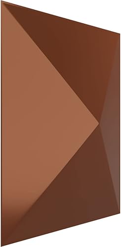 Miniatura 2 de Ekena Millwork 11 78 pulgadas de ancho x 11 78 pulgadas de alto Sellek EnduraWall Decorativo Panel de pared 3D, cobre (cubre 0.98 pies cuadrados