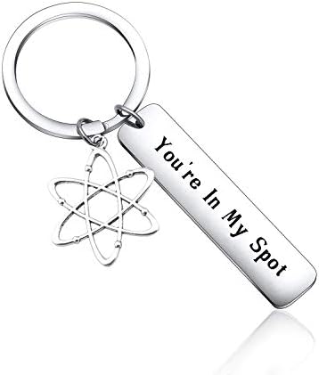 FOTAP You're In My Spot Keychain Gift For Scientist, Theoretical Physicist Big Bang Fans Gift (scientist48)
