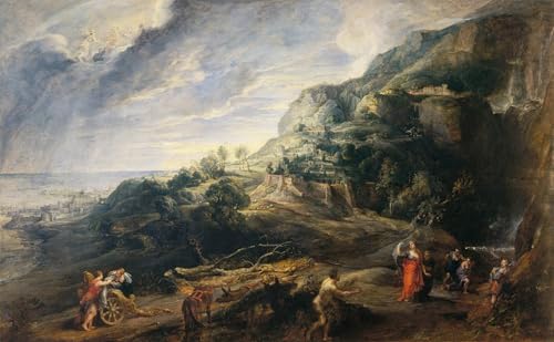 Tableaux Peinture sur Toile Ulysse de Rubens pour Chambre Nordique 60x90