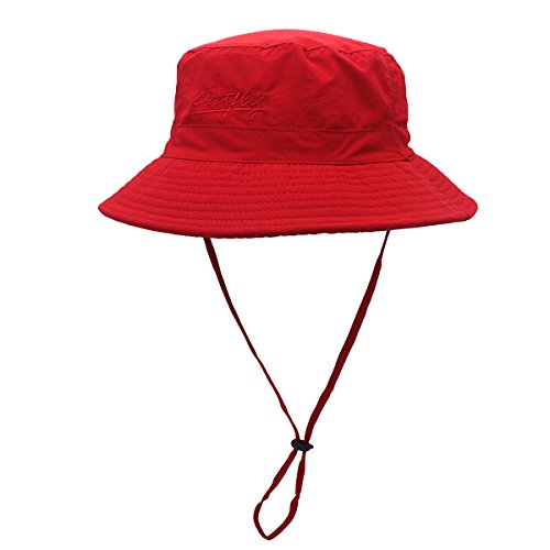Summer Quick-Dry Bucket Hats For Men And Women Upf50+ Outdoor Sun Hat Uv Protection Beach Hat Red #TOP10