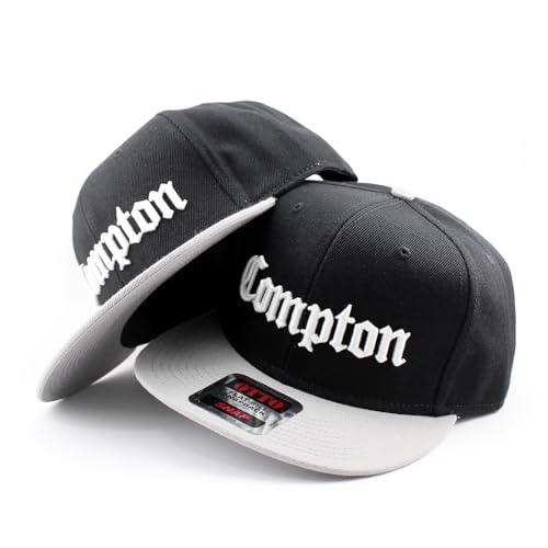 �I�b�g�[ �X�i�b�v�o�b�N �R���v�g�� COMPTON OLD ENGLISH SNAPBACK CAP OTTO BLACK-GREY