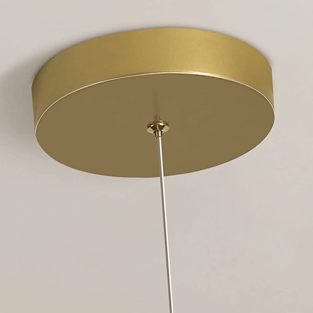 ZHSHYS Żyrandol Lekki Geometryczny metalowy wisiorek Światła Minimalistyczny żelazny akrylowy abażur Żyrandol Sufitowa z regulacją wysokości Wisząca oprawa oświetleniowa Wisząca lampa sufitowa (białe
