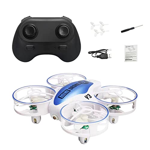 Drone infantil de controle remoto - Quadcopter de aeronaves de controle remoto com lâmpada LED - Min