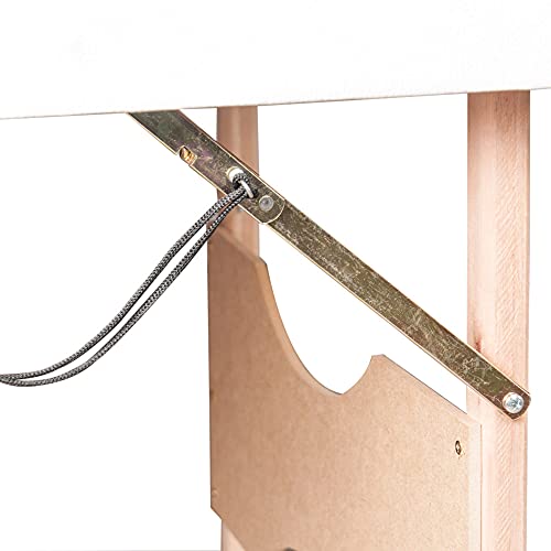 Maca Portátil Dobrável Estética Reclinável Sfm03 200kg Branco