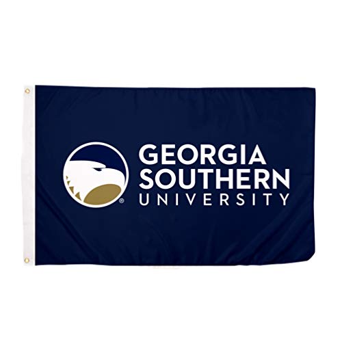 Georgia Southern University GSU Eagles 100% Polyester Indoor Outdoor 3 feet x 5 feet Flag (Design #2)