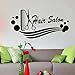 Produktbild 45X23Cm Friseur Beauty Salon Barbershop Diy Wallpaper Abnehmbare Vinyl Home Decor Kunst Wandaufkleber Kunst Home Decoration