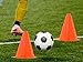 [ 24 Pack ] 7 Inch Plastic Traffic Cones Sport Training Traffic Cone Sets Field Marker Cones for Skate Soccer Indoor/Outdoor Agility Training & Festive Events Physical Education Flexible - Orange