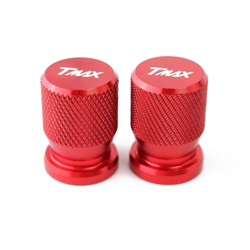 Bouchons de valve pneu en aluminium CNC pour TMAX protégeant contre la saleté