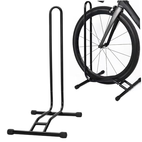 Soporte para bicicletas en L con base estable para almacenamiento interior y mantenimiento