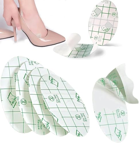 Image of Zealburst Self Adhesive Invisible Heel Anti-Wear Sticker, Waterproof Anti Wear Foot Care Heel Protection Pad, Ultra-thin transparent self-adhesive heel anti-friction sticker, Prevent Blisters (100PCS)